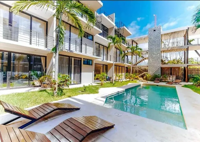 306 Amena 1br Penthouse W/ Gym & Private Pool/rooftop * Tulum
